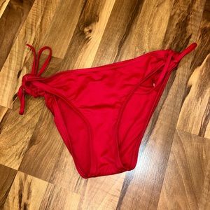 Red bikini bottoms